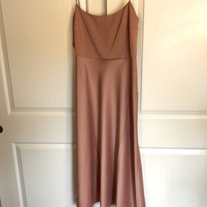 NWT Anthropologie BHLDN Satin Cali Midi Dress